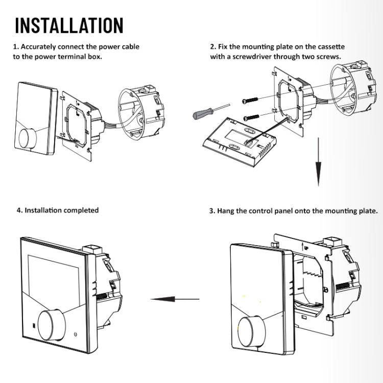 BHT-009GCLW Boiler Heating WiFi Smart Home LED Thermostat(Black) by bashfashion