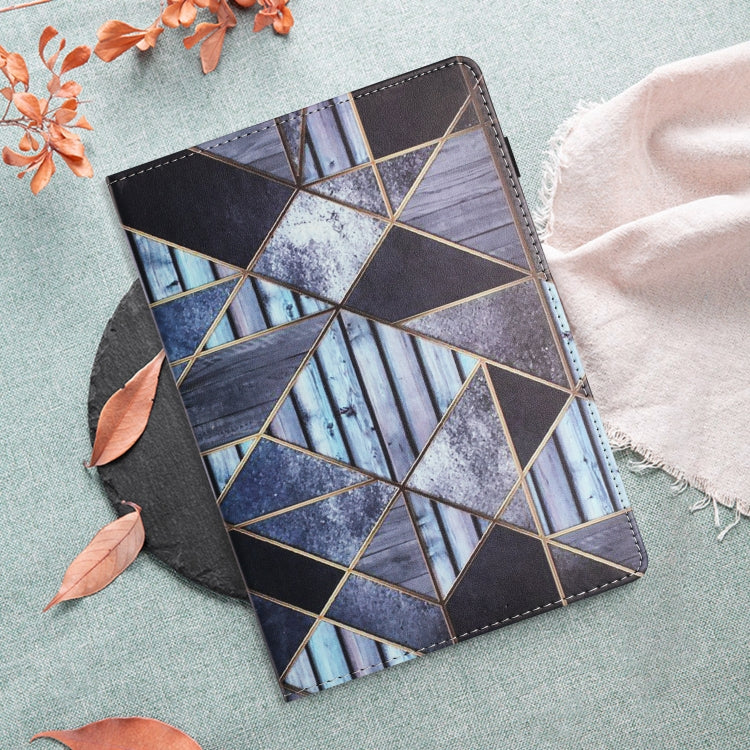 For Samsung Galaxy Tab A 10.1 2016 Sewing Litchi Texture Smart Leather Tablet Case(Marble) by bashfashion