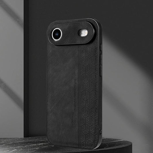 For iPhone Air AZNS 3D Embossed Skin Feel Phone Case(Black) by AZNS
