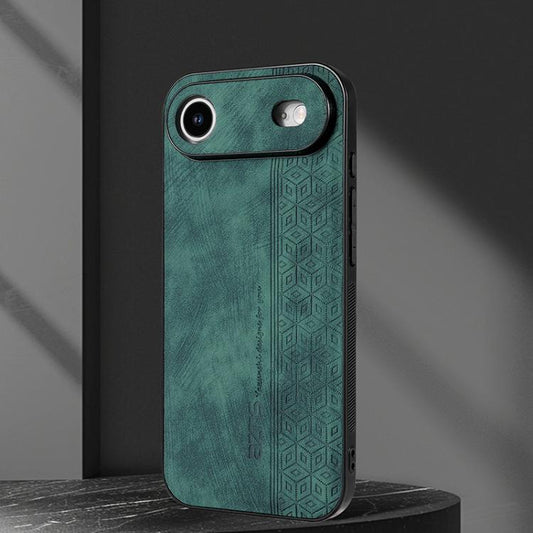 For iPhone Air AZNS 3D Embossed Skin Feel Phone Case(Dark Green) by AZNS