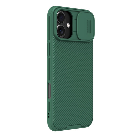 For iPhone 16 Plus NILLKIN CamShield Pro PC Phone Case(Green) by NILLKIN