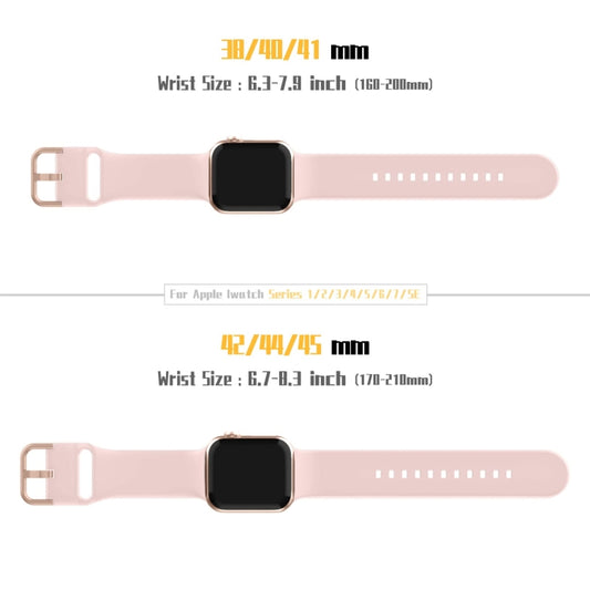 For Apple Watch Ultra 49mm Pin Buckle Silicone Watch Band(Pink Sand) by bashfashion