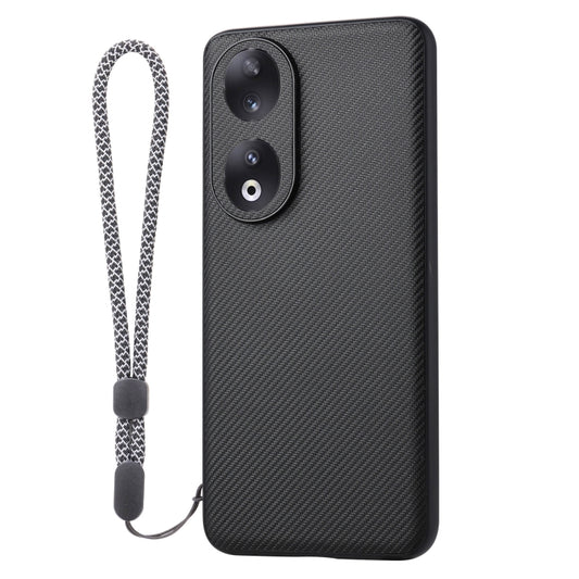 For Honor 90 ViLi TC Series Kevlar Carbon Fiber Texture Phone Case(Black) by ViLi