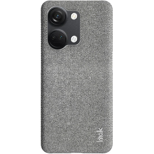 For OnePlus Ace 2V / Nord 3 5G imak Ruiyi Series Cloth Texture PU + PC Phone Case(Light Grey) by imak