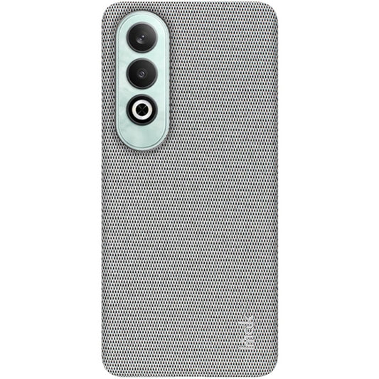 For OnePlus Nord CE4 5G imak Ruiyi Series Cloth Texture PU + PC Phone Case(Light Grey) by imak