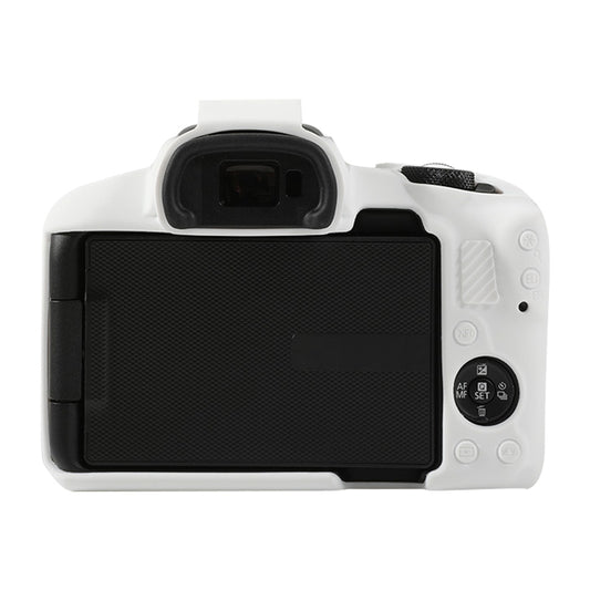 For Canon EOS R50 Soft Silicone Protective Case(White) by bashfashion