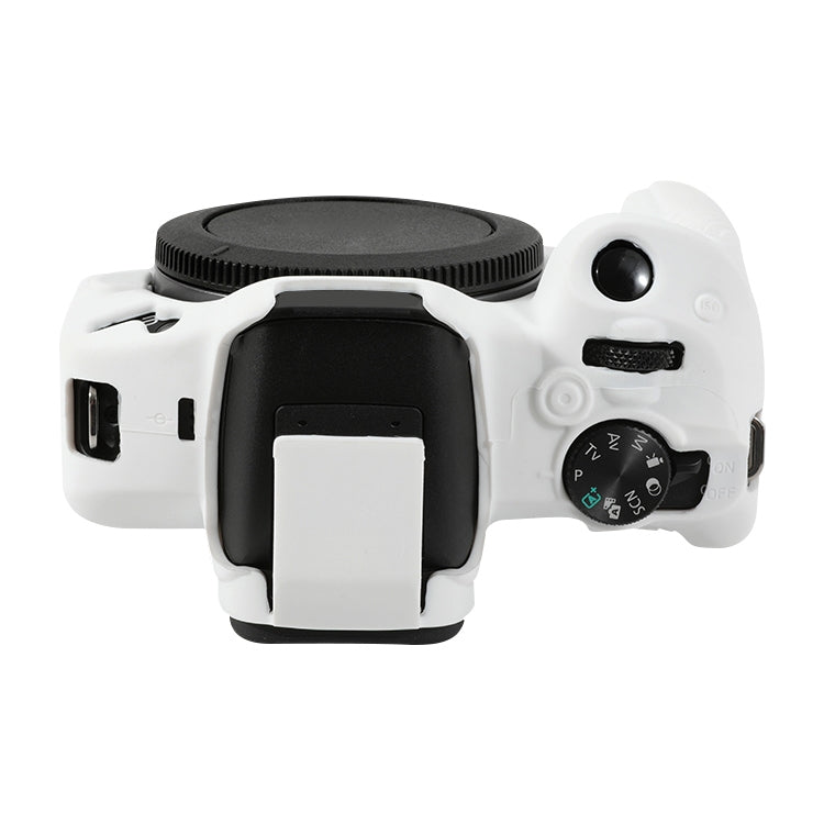 For Canon EOS R50 Soft Silicone Protective Case(White) by bashfashion