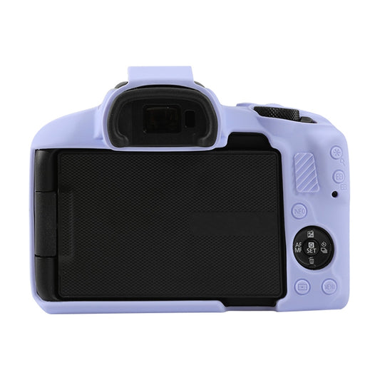 For Canon EOS R50 Soft Silicone Protective Case(Lilac Purple) by bashfashion