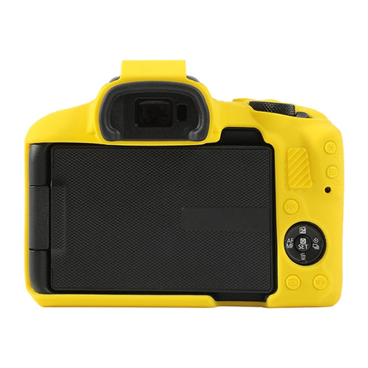 For Canon EOS R50 Soft Silicone Protective Case(Yellow) by bashfashion