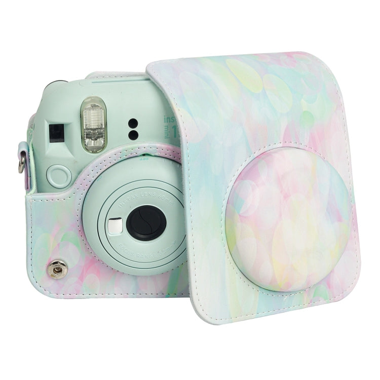 For FUJIFILM instax mini 12 Painted Full Body Leather Case Camera Bag with Strap(Dream Bubble) by bashfashion