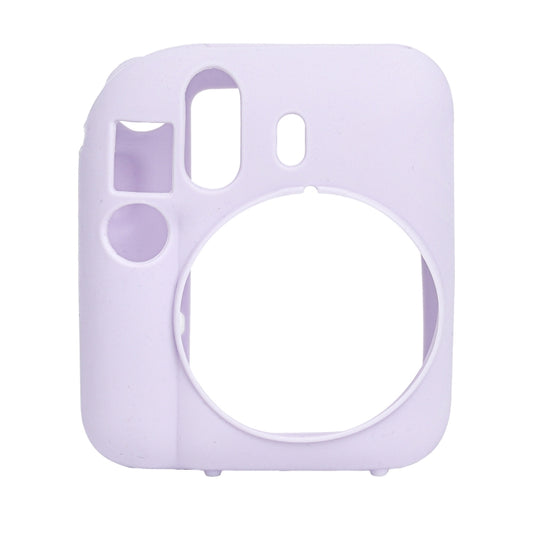 For FUJIFILM instax mini 12 Soft Silicone Camera Protective Case(Purple) by bashfashion