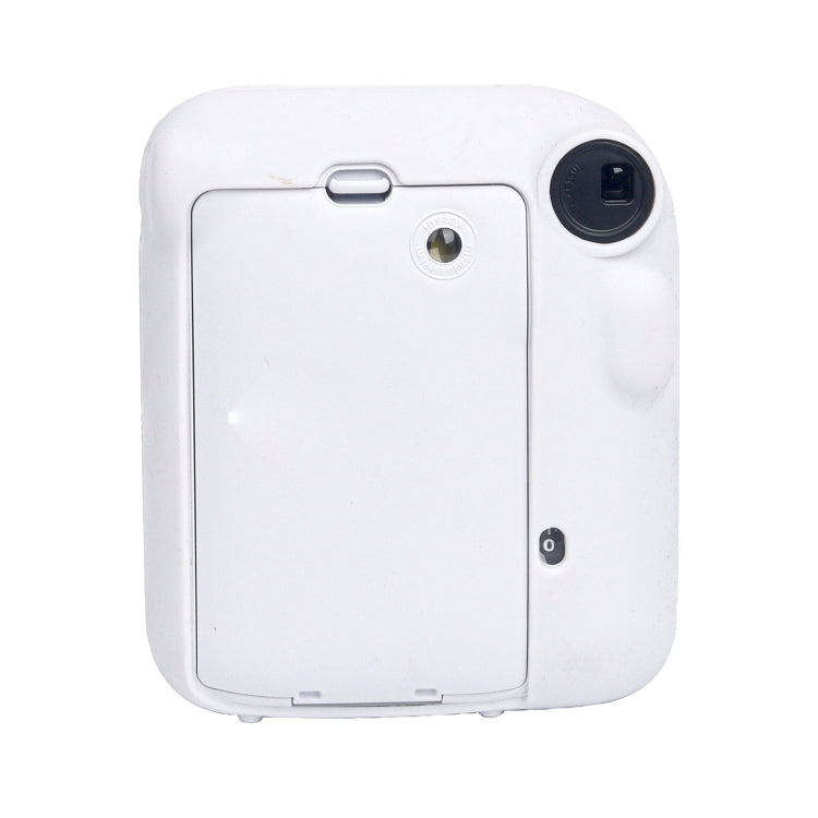 For FUJIFILM instax mini 12 Soft Silicone Camera Protective Case(White) by bashfashion