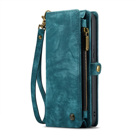 For iPhone 15 Pro Max CaseMe 008 Detachable Multifunctional Leather Phone Case(Blue) by CaseMe