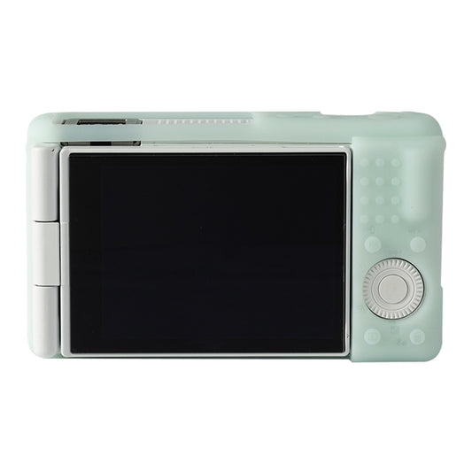 For Sony ZV-1F / ZV1 M2 Soft Silicone Protective Case(Jello Green) by bashfashion