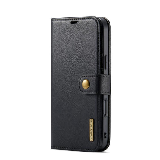 For iPhone 17 Pro DG.MING Crazy Horse Texture Detachable Magnetic Leather Phone Case(Black) by DG.MING