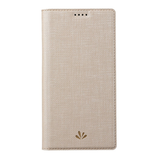 For iPhone 15 Plus ViLi DMX Series Shockproof TPU + PU Leather Magnetic Attraction Horizontal Flip Case(Gold) by ViLi