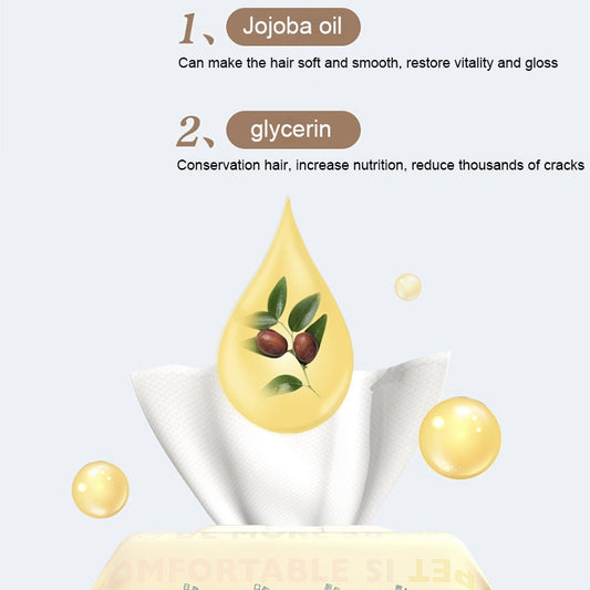 Pet Cleaning Wet Wipes for Cat Dog Cleaning Body 80pcs x 1 by bashfashion