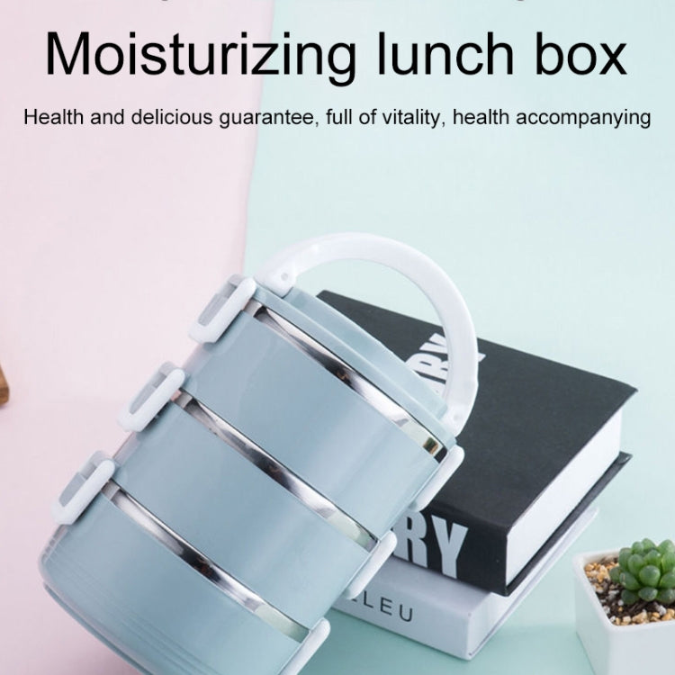 4-Layer 2.8L Stainless Steel Insulation Container Lunch Box Food Bento Box(Random Color Delivery) by bashfashion