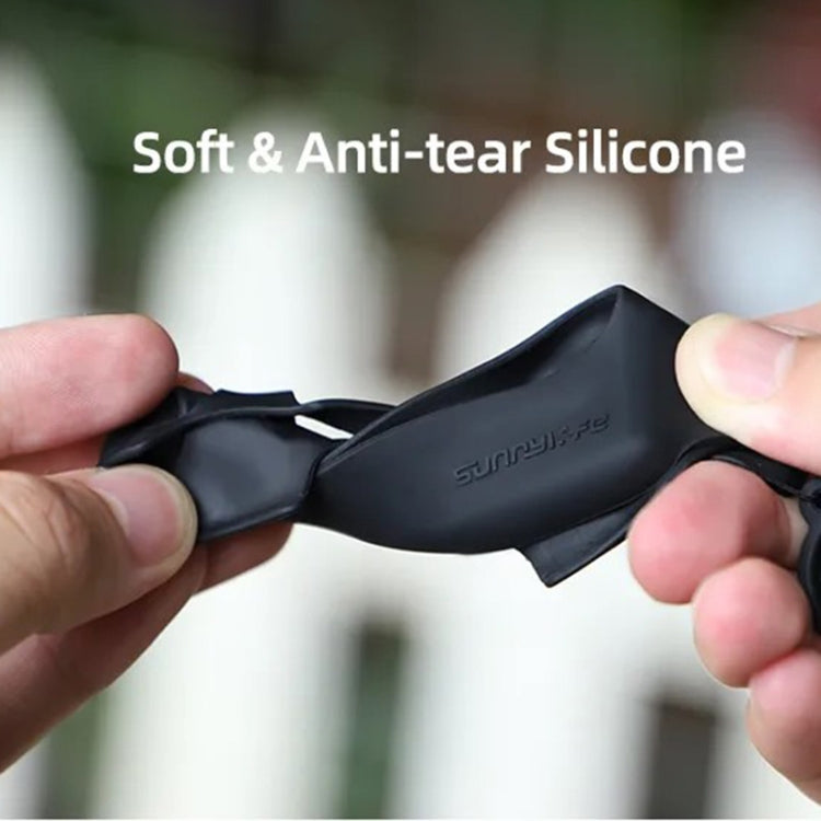 For Insta360 GO 3 Sunnylife Silicone Case Stickers Skin Wrap Lens Cover with Neck Strap(White) by Sunnylife