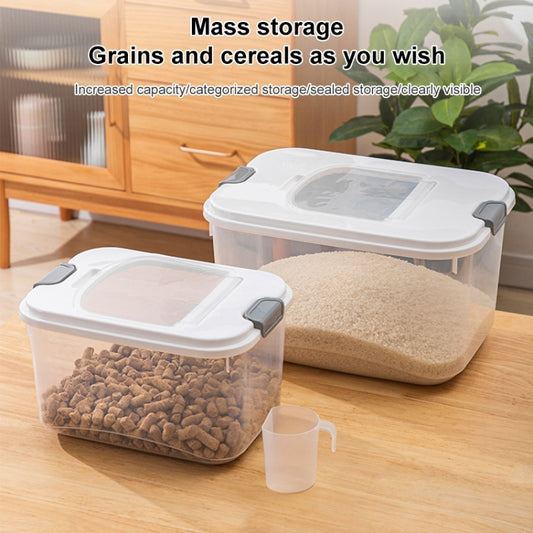 Pull-top Rice Bucket Sealed Insect-proof and Moisture-proof Food Storage Box, Random Color Delivery, Size:Small 7.5kg Capacity by bashfashion