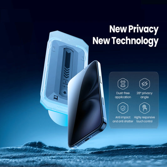 For iPhone 16 Plus NILLKIN Guardian Full Coverage Privacy Tempered Glass Film by NILLKIN