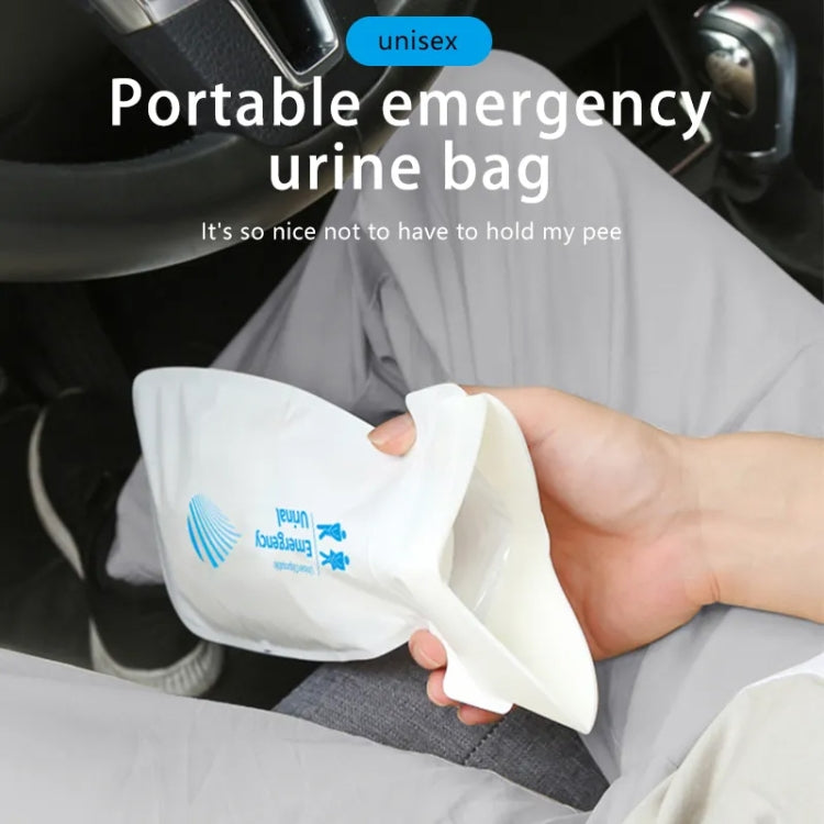 4pcs / Set Vehicle Emergency Urine Bags Unisex Disposable Portable Toilet 700ml by bashfashion