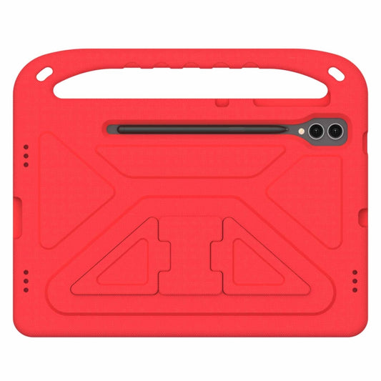 For Samsung Galaxy Tab S9+ Handle EVA Shockproof Tablet Case with Holder(Red) by bashfashion
