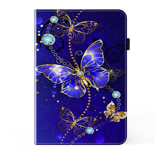 For Samsung Galaxy Tab S7+ / S8+ / S9+ Crystal Texture Painted Leather Tablet Case(Diamond Butterflies) by bashfashion