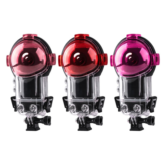 For Insta360 X3 Housing Diving Color Lens Filter(Purple) by bashfashion