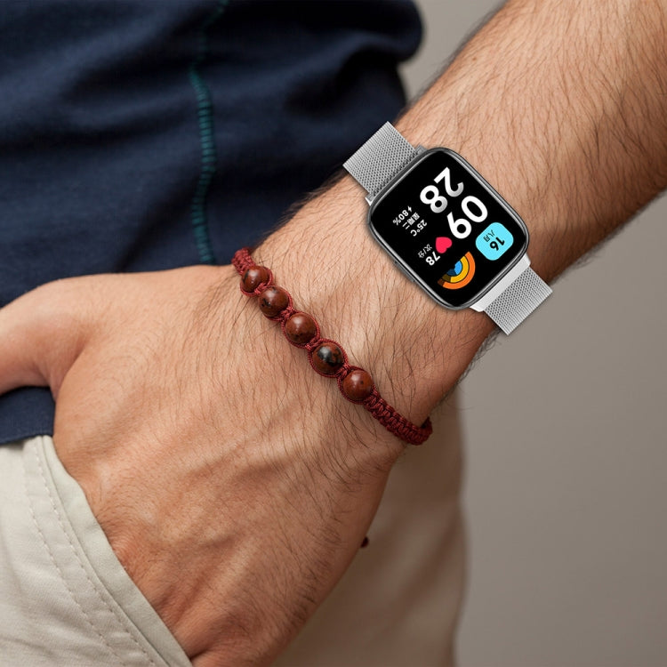 For Redmi Watch 3 Lite / Watch 3 Active Milan Metal Watch Band(Black) by bashfashion