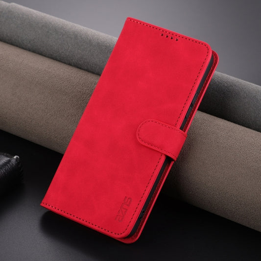 For Huawei P60 / P60 Pro AZNS Skin Feel Calf Texture Flip Leather Phone Case(Red) by AZNS