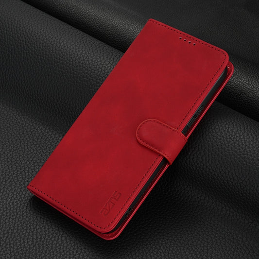 For Huawei nova 12 / nova 13 AZNS Skin Feel Calf Texture Flip Leather Phone Case(Red) by AZNS