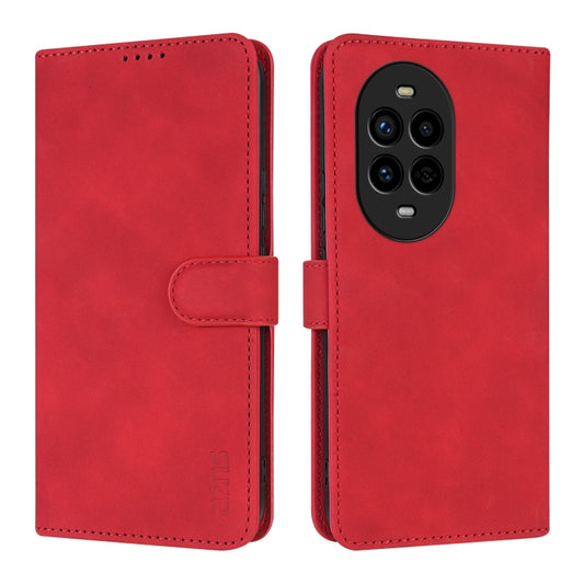 For Huawei nova 13 Pro AZNS Skin Feel Calf Texture Flip Leather Phone Case(Red) by AZNS