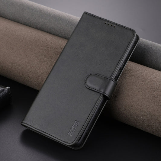 For Honor X50 AZNS Skin Feel Calf Texture Flip Leather Phone Case(Black) by AZNS