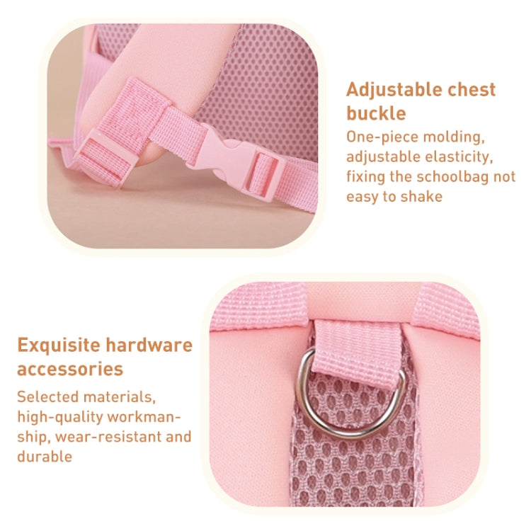 Children Cute Cartoon Anti-Lost Kindergarten School Bag(Pink Rabbit Trumpet) by bashfashion