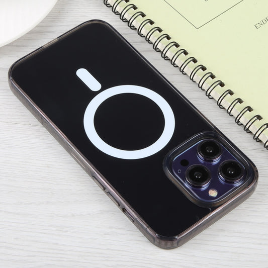 For iPhone 15 Pro Max GEBEI MagSafe Magnetic Transparent Phone Case(Transparent Black) by GEBEI