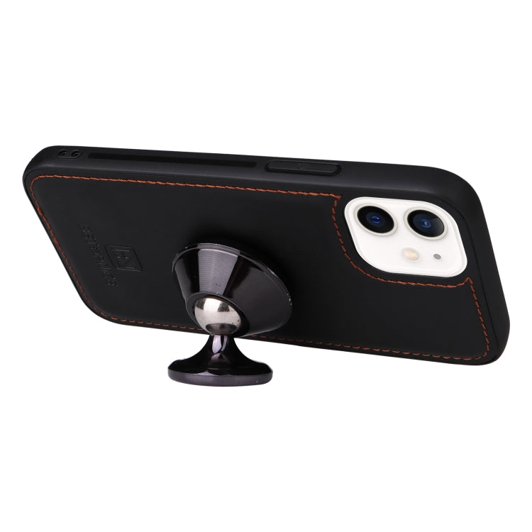 For iPhone 12 mini BETOPNICE BN-005 2 in 1 Detachable Imitate Genuine Leather Phone Case(Black) by BETOPNICE