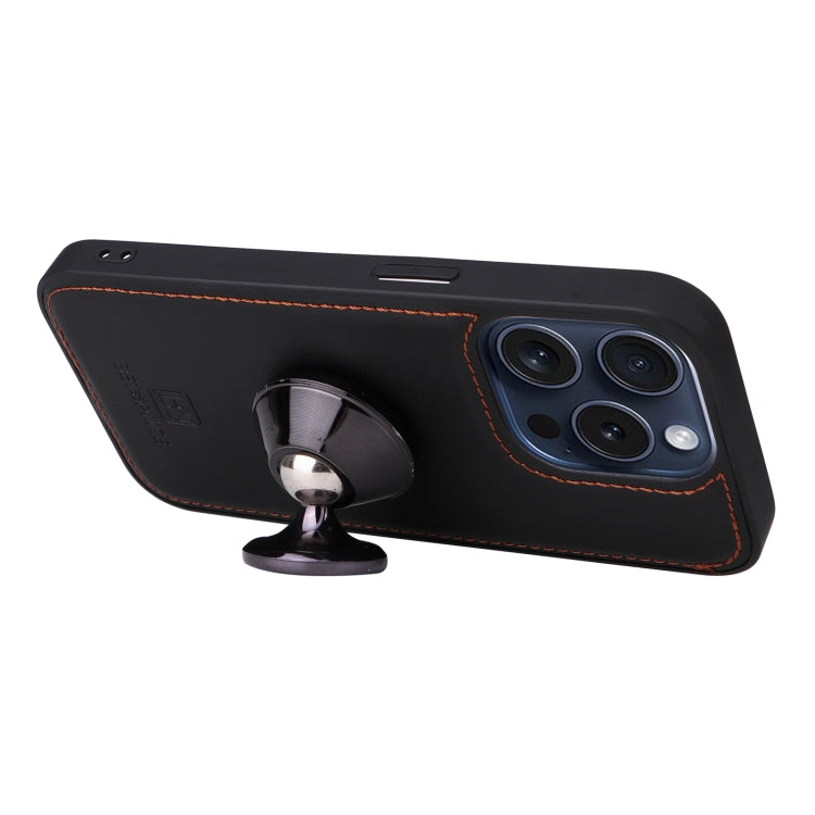 For iPhone 15 Pro BETOPNICE BN-005 2 in 1 Detachable Imitate Genuine Leather Phone Case(Black) by BETOPNICE