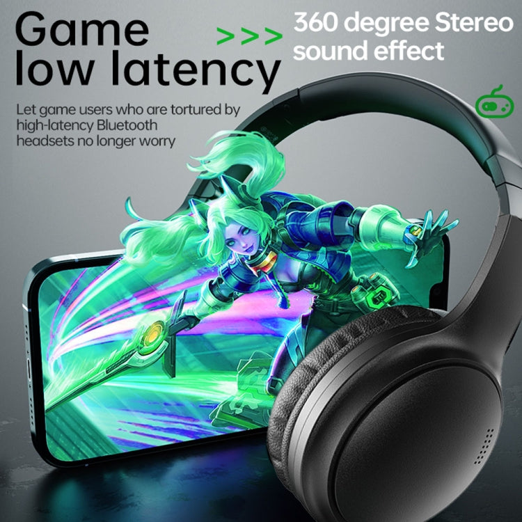 BT037 Sports Stereo Wireless Bluetooth ANC Noise Reduction Headphones(Beige) by bashfashion