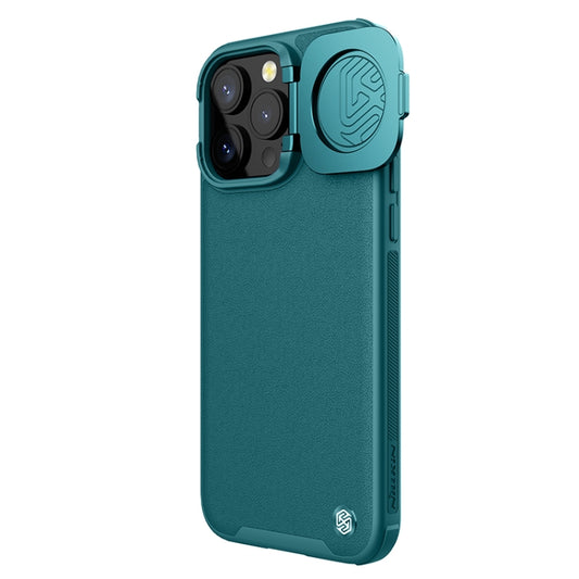 For iPhone 15 Pro Max NILLKIN CamShield Prop Series SagSafe PC + TPU Magnetic Phone Case(Green) by NILLKIN