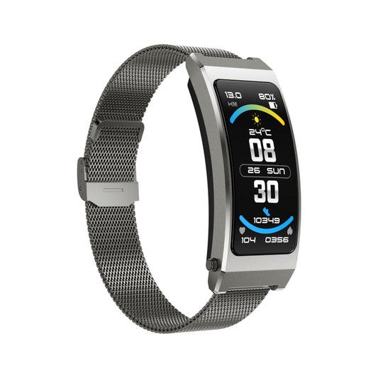 K7 1.14 inch TFT Screen Smart Call Bracelet, BT Call / Heart Rate / Blood Pressure / Blood Oxygen, Strap:Milanese Steel Strap(Tarnish) by bashfashion