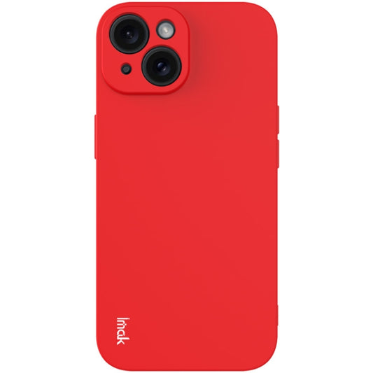 For iPhone 15 imak UC-4 Series Straight Edge TPU Phone Case(Red) by imak