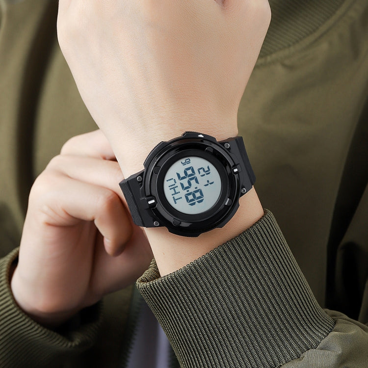 SKMEI 2010 Multifunctional Men 50M Waterproof Luminous Digital Wrist Watch(Gold) by SKMEI