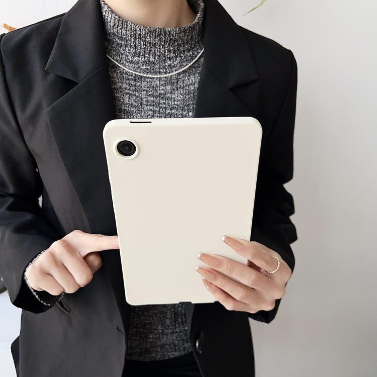 For Samsung Galaxy Tab S9+ / S9 FE+ / S10+ Oil Spray Skin-friendly TPU Tablet Case(Milk White) by bashfashion
