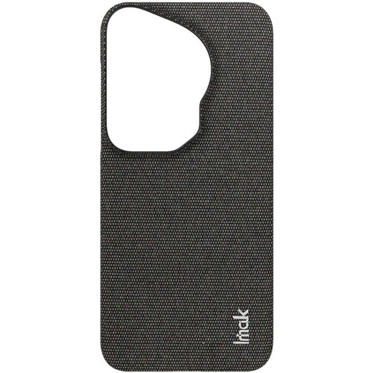 For Huawei Pura 70 Ultra imak Ruiyi Series Cloth Texture PU + PC Phone Case(Black) by imak