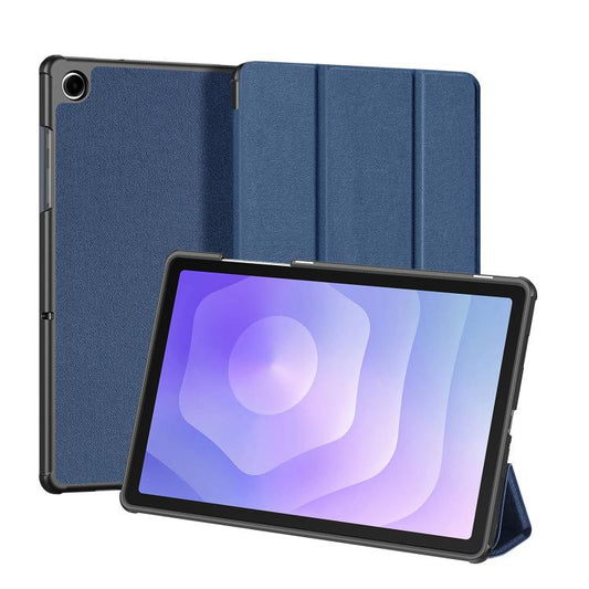For Samsung Galaxy Tab A11+ / A9+ DUX DUCIS Domo Series Magnetic Flip Leather Tablet Case(Blue) by DUX DUCIS