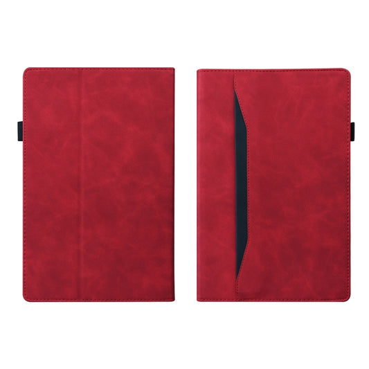 For Amazon Kindle Paperwhite 12th 2024 Splicing Shockproof Leather Tablet Case(Red) by bashfashion