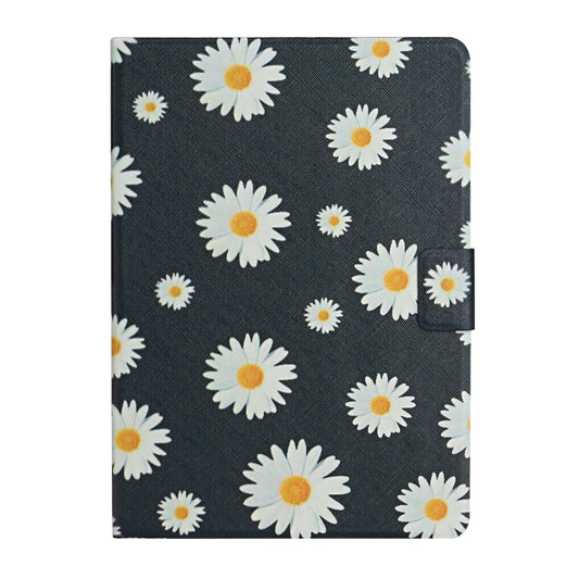 For Samsung Galaxy Tab A11 / A9 Flower Pattern Horizontal Flip PU Tablet Case with Sleep / Wake-up Function(Small Daisies) by bashfashion