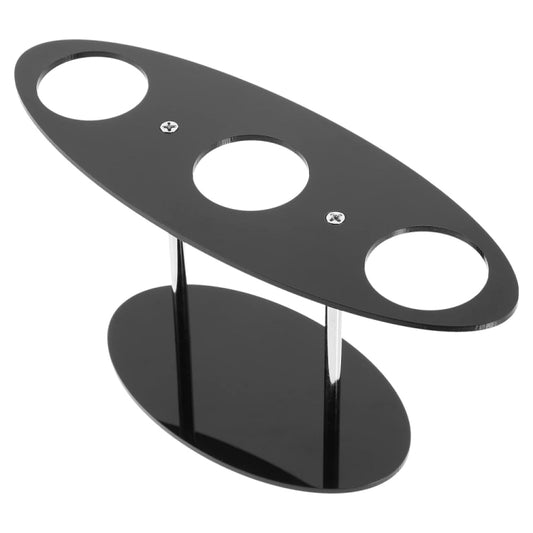 YX035 Acrylic Ice Cream Cone Rack Ice Cream Display Stand(Black) by bashfashion