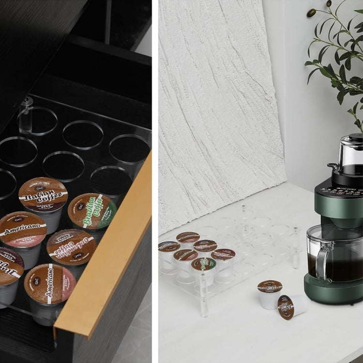 2pcs YX037 Coffee Capsule Display Rack Coffee Bag Organizer by bashfashion